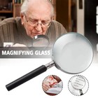 10x Magnifying Glass 10x Handheld Reading Magnifier - 50mm Large Magnifying