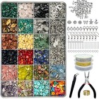  Jewelry Making Supplies Kit - 1587 Pcs Beads  Crystal Beads  Jewelry Pliers  