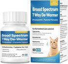 Broad-spectrum 7-way De-wormer Chewables For Dogs  Cats   Kittens 2   16 Lbs  P   
