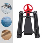 Snow Racer Sled Ski Slider Steering Wheel Twin Brakes Kids Winter Gift 100kg