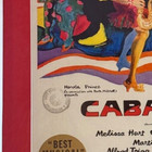 Framed Vintage Original Cabaret Broadway Poster window Card