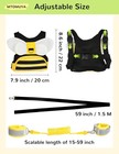 Toddler Harness With Anti Lost Wrist Link - 3-in-1 Baby Safety Leash Yellow 