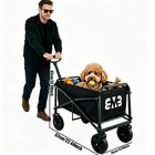 Outdoor Folding Camping Cart  Large   capacity Portable Wagon For Camping Travel