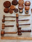 Gavels   Bases Mixed Lot Judge Courtroom Auctioneers Masonic Antique   Vintage