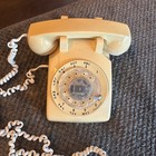 Vintage At t 500dm Tan   Beige Rotary Desk Phone Bell System