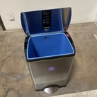 Simplehuman 38 Liter Cw1814 Rectangular Step Trash Brushed Stainless Steel