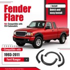 Fender Flare Kit For 1993-2011 Ford Ranger Pocket Rivet Bolt Textured Black