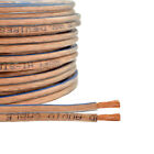 Car Home Audio Speaker Wire Transparent Clear Cable 12awg 100ft 12 2 Gauge