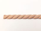 Miniature Wood Trim Flat Back Rope Style Relief Molding 5 16  X 18  Dollhouses