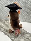 Beanie Babies Wise The Owl Plush Rare See Photos For Printing Errors