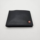 Alpine Swiss Rfid Bifold Wallet Id Card Money Rg-549 Black Leather New