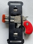 Vintage 1950 s Hubley Diecast Double Derringer Toy Cap Gun W  Holster   Bullets