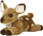 Miyoni Brown Fawn Plush Toy Figure 8 Inches Realistic Soft Huggable Animal