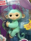 Fingerlings - Fingerling Baby Monkey - Aqua With Purple Hair By Wowwee -zoe S34