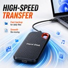 128tb External Hard Drive Fast Storage Usb3 1 Type-c Phone Laptop Mac Pc Videos