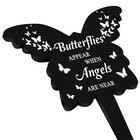 Roowest Butterfly Grave Decoration For Cemetery Father s Day Memorial Gift Gr   