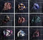 Men s Silk Handkerchief Paisley Dot Pocket Square Suit Handkerchief 30cm 12 