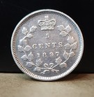 1897 Canada Silver 5 Cents