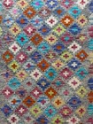 Vintage Beautiful Afghan Chobi Wool Weaving Kilim Rug Carpet Floor Area Wallhang
