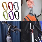 Multipurpose D-shape Buckle Aluminum Alloy Climbing Carabiner Clip Twistlock
