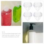 50pcs Cosmetic Bottle Cosmetic Sample Jars Empty Clear Plastic Jars
