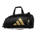 Adidas Combat Sports 2-in-1 Training Sports Duffel Bag - Gym  Faux Leather  pu 