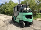 2021 Mitsubishi  10 000lb Solid Pneumatic Forklift With Ss And 2 Stage Mast