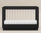 Babyletto Harlow Acrylic 3-in-1 Convertible Crib M8601kb- Black-acrylic