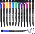 12 Color Magnetic Dry Erase Markers With Eraser Cap     Fine Tip Whiteboard Set