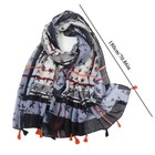 Fashion Printed Viscose Hijab Scarf Shawl Muslim Maxi Thin Headscarf Wrap Soft