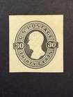 Us Scott   U 206   Mint     Cut Square  2026 Scott Catalogue Value   300 00