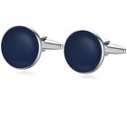8pcs Set Cufflinks And Studs - Black Onyx  For Men Shirts Tuxedo Wedding Gift   