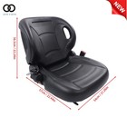 Black Universal Forklift Seat Fits For Clark Cat Hyster Yale Toyota New