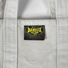 Vintage Dandux Canvas Coal Bag 24oz Usa Made 56cm 22in Black Yellow Tag Rare