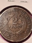 1864 Two Cent piece  Vf Condition 
