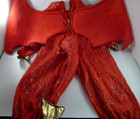 2 Pcs Pottery Barn Kids Red Dragon Costume Outfit 3 Toddler Hat Hood Halloween