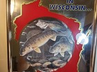 Vintage Budweiser  in Wisconsin     Mirror - Wildlife Edition - Some Damage