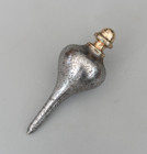 Vintage Rare Large Solid Steel Brass Plumb Bob 500g 5  