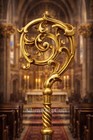 Wooden Crozier Bishop Staff Crosier Quality Craftsmanship  72  Christmas Be