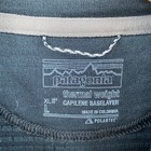 Patagonia Capilene Thermal Weight Large Black Polartec 1 4 Zip Baselayer Top