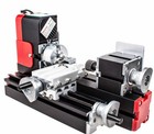 24w Mini Metal Lathe Machine Used For Wood  Plastic  Soft Metals 20000rev min