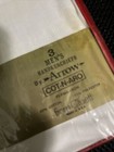 Arrow Cotton Vintage Men s Handkerchiefs    3 White Nib From Cluett Usa Original