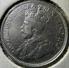 1916 25c Canada 25 Cents Silver Coin