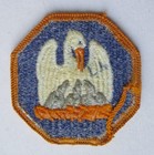 Original Louisiana Us Army National Guard State Patch Merrowed Edge