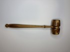 Vintage Handcrafted Segmented Wood Gavel Laminated Multi Wood Judge Mallet 12 