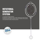 Astrox Attack 9 Badminton Racket  pearl White 