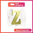 Aocean 6 Inch Golden Wood Letters Unfinished Wooden Letters For Wall Decor Decor