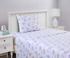 Your Zone Kids Soft Microfiber Sheet Set  Purple Unicorn  Twin  3 Pieces