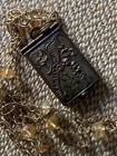 Vintage Antique Charm Photo Book With Necklace France Old   Rare