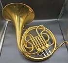 Vintage H n  White King Cleveland Single F French Horn W  Case Brass Nice Lyre